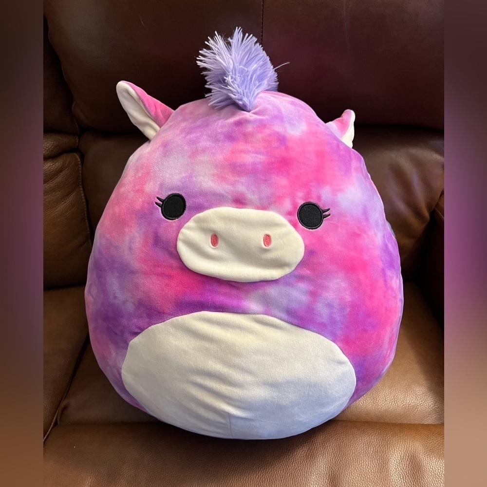 Pink and Purple Pegasus “Lola” Squishmallow